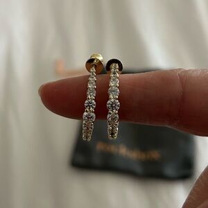 Rocksbox sparkly hoop earrings 😍